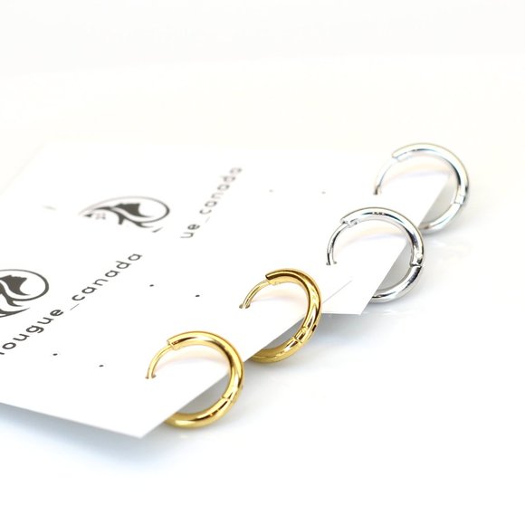 Earrings / 100% high-quality stainless steel / hypoallergenic and waterproof - Picture 3 of 3